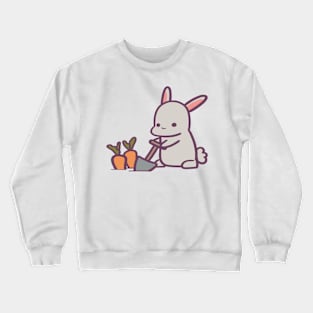 Bunny Rabbit Farming Her Crops Crewneck Sweatshirt